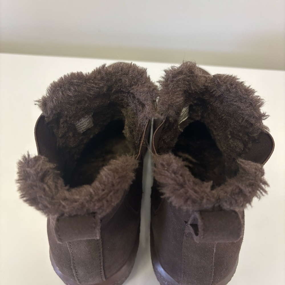 Madewell Chelsea The Toasty Pull On Boots In Suede Women’s Size 9 - Picture 7 of 9